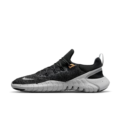 Nike Free RN 5.0 Next Nature Mens Shoes Size 10, Color: Black/Black/Dark Smoke Grey-Black