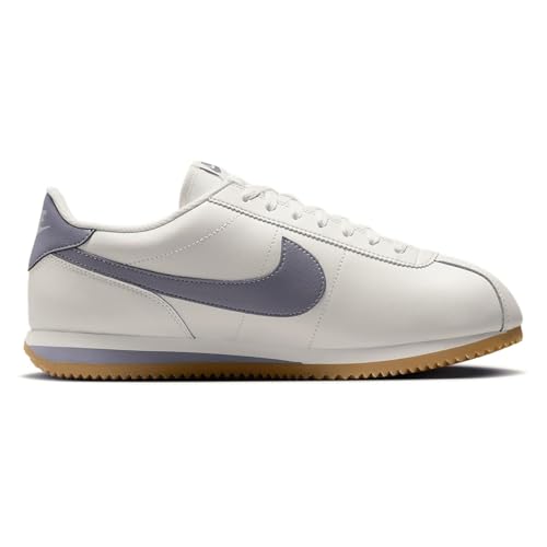 Nike Cortez Leather Men's Shoes (DM4044-111, Sail/Gum Yellow/Cement Grey) Size 9