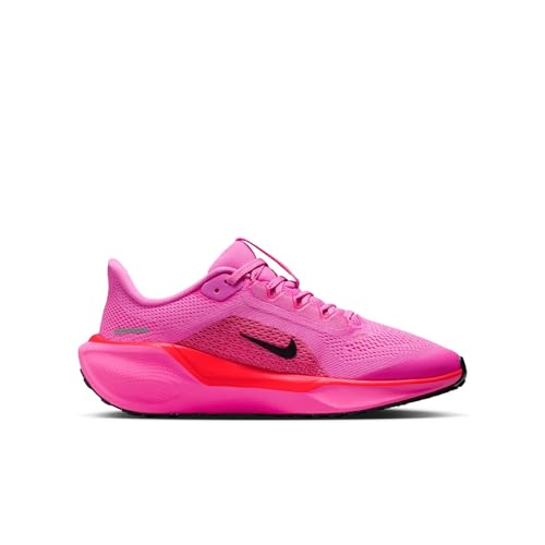 Nike, Unisex Kids, Pegasus 41 (Little Kid/Big Kid), Playful Pink/Off Noir/Hyper Pink, 7 Big Kid, Medium