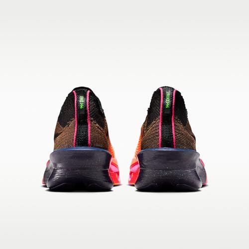 Nike Alphafly 3 Glam Women's Road Racing Shoes (Orange Pulse/Purple Dynasty/Electric Green/Black) Size 8.5