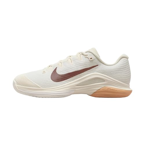 Nike Vapor 12 Women's Hard Court Tennis Shoes (Pale Ivory/Vachetta Tan/Tattoo) Size 7.5