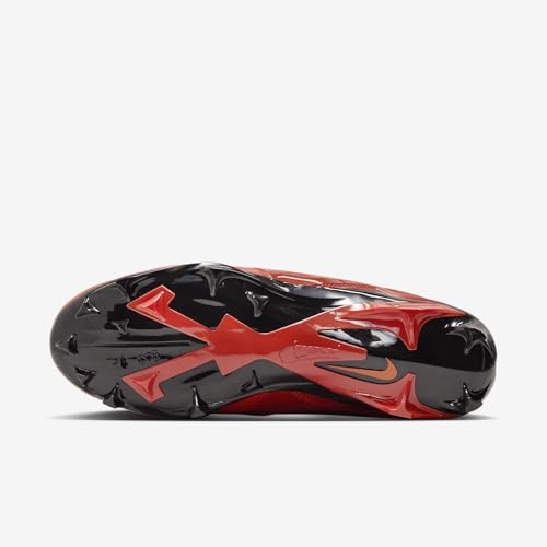 Nike Alpha Menace 4 Pro NRG Football Cleats (FQ3984-600, Picante Red/Bright Mandarin/Dragon Red/Black) Size 12
