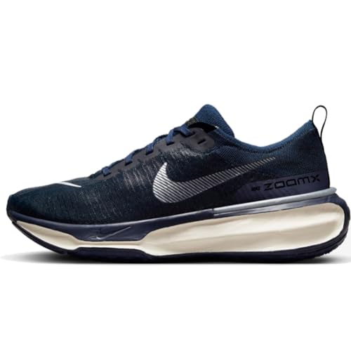 Nike Men's Invincible 3 Road Running Shoes (College Navy/Midnight Navy/Black/Metallic Silver, us_Footwear_Size_System, Adult, Men, Numeric, Medium, Numeric_14)