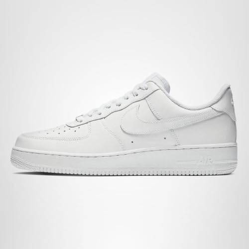 Nike Air Force 1 '07 Low Mens Basketball Shoes (Men's 10.5 Medium, White/White)