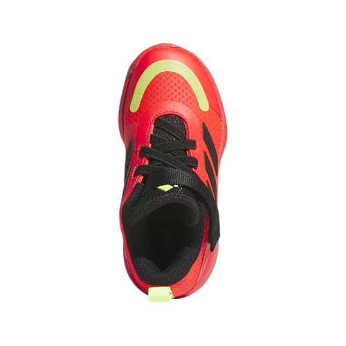 Adidas Unisex-Kids Basketball Legends, Lucid Red/Black/Lucid Lemon, 5.5
