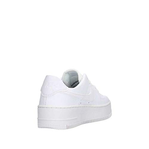 Nike Womens WMNS Air Force 1 Sage Low AR5339 100 Triple White - Size 9W