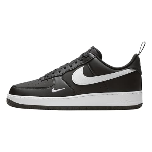 Nike Air Force 1 '07 Men's Shoes (Black/Black/White) Size 8