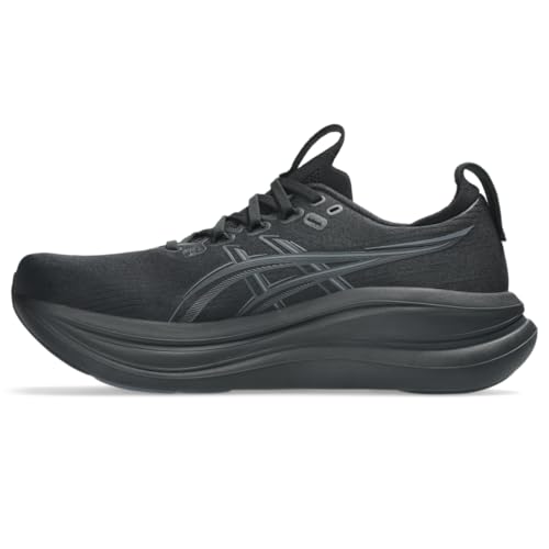 ASICS Men's Gel-Nimbus 28 Running Shoes, 10, Black/Graphite Grey