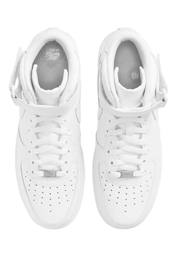 Nike Men's Air Force 1 Mid '07Sneaker, White, 12 US