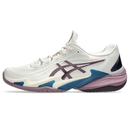 ASICS Women's Court FF 3 Tennis Shoes, 7, Soft Oat/Dusty Mauve