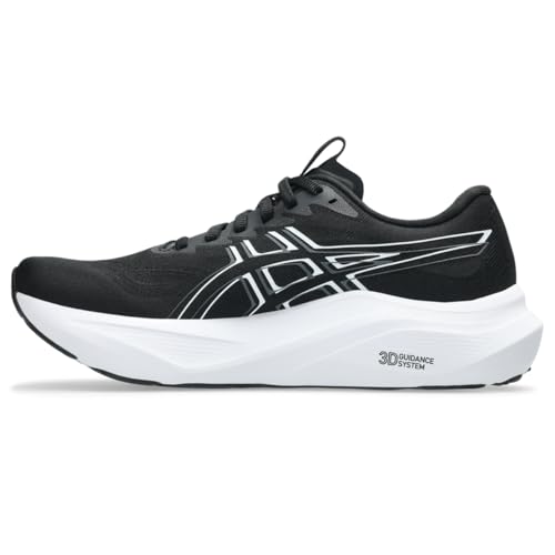 ASICS Women's GT-2000 14 Running Shoes, 8.5, Black/White