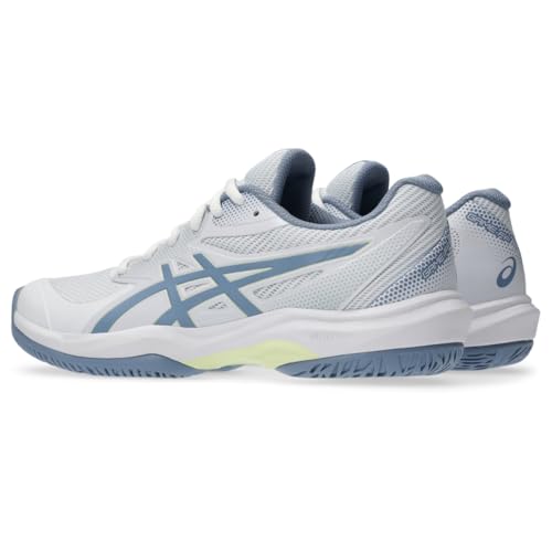 ASICS Women's Game FF Pickleball Tennis Shoes, 9, White/Calm Indigo