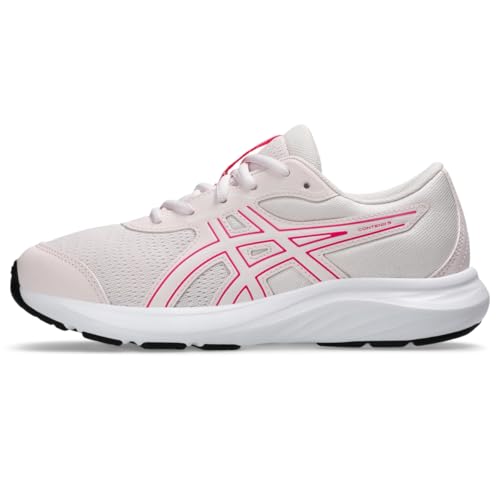 ASICS Kid's Contend 9 Grade School Running Shoes, 4.5, Pale Pink/White
