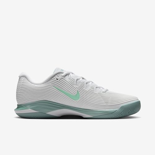 Nike Vapor 12 Women's Hard Court Tennis Shoes (White/Cannon/Mint Foam) Size 9.5