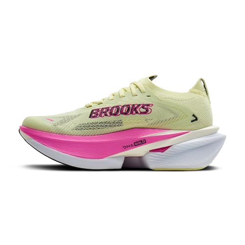 Brooks Women's Hyperion Max 3 Neutral Running Shoe - Luminary/Cyber Pink/Black - 8 Medium