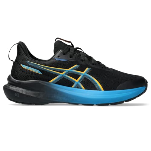 ASICS Kid's GT-1000 14 GS Running Shoes, 5.5, Black/YAMABUKI