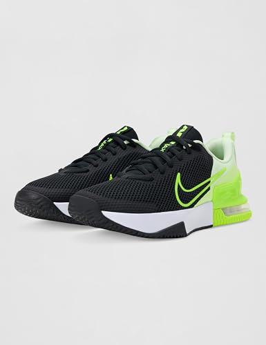 Nike Men's Air Max Alpha Trainer 6 Workout Shoes, Black/Volt-Volt Tint-Barely Volt, 11