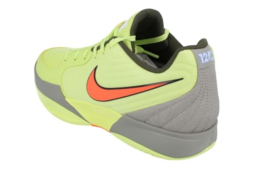 Ja 2 Basketball Shoes (FD7328-701, Light Lemon Twist/Light Army/Cargo Khaki/Total Orange) Size 12