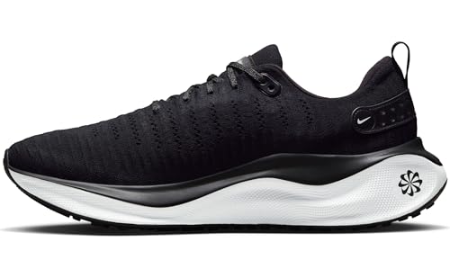 Nike InfinityRN 4 Men's Road Running Shoes (DR2665-001, Black/Dark Grey/White) Size 18
