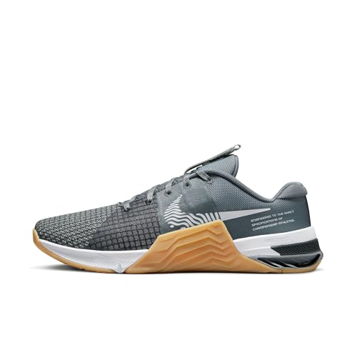 Nike Men's Metcon 8 Trainers, Smoke Grey White Dk Smoke Grey, 11.5 Men