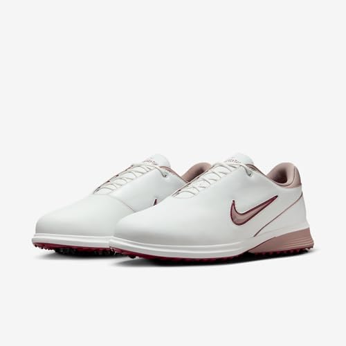 Nike Victory Tour 4 Golf Shoes (Summit White/Taupe Grey/Black/Team Red) Size 10.5