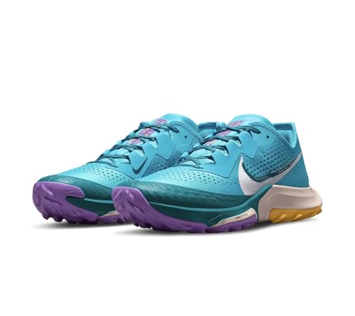 Nike Air Zoom Terra Kiger 7 Mens Running Trainers CW6062 Sneakers Shoes (UK 11 US 12 EU 46, Turquoise Blue White 400)