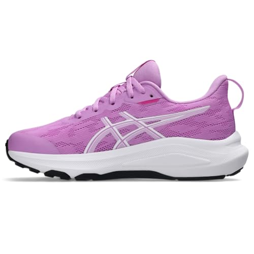 ASICS Kid's GT-1000 14 Grade School Running Shoes, 1.5, Lavender Glow/Digital Sakura