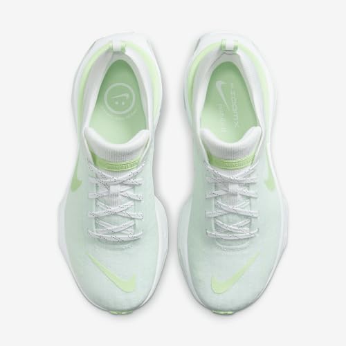 Nike Invincible 3 Women's Road Running Shoes (DR2660-104, White/Barely Green/Green Glow/Vapor Green) Size 5