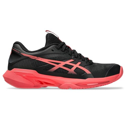 ASICS Women's Solution Speed FF 4 Tennis Shoes, 9.5, Black/Sienna