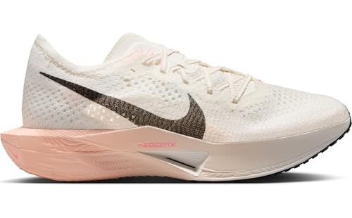 Nike Women's Vaporfly 3 Competition Running Shoes, Sail Black Crimson Tint Guava Ice, 10