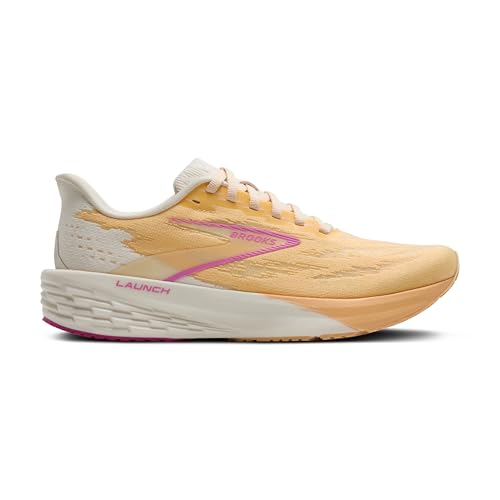 Brooks Women’s Launch 11 Neutral Running Shoe - Sherbert/Coconut/Pink - 7.5 Medium