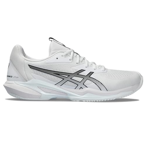 ASICS Men's Solution Speed Ff 3 Sneaker, White Black, 10.5