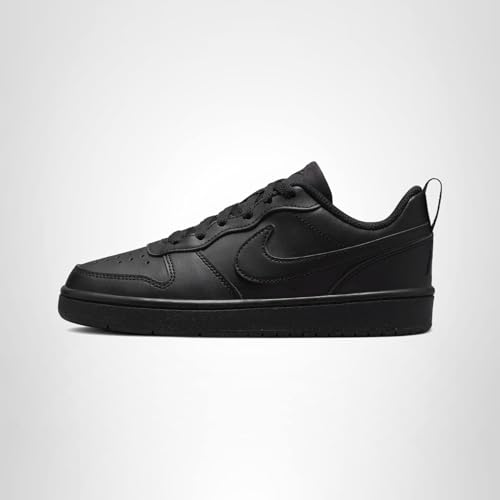 Nike Big Kid's Court Borough Low Recraft Shoes, Black/Black-Black, 6Y