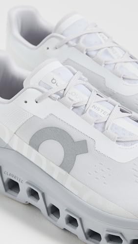 On Men's Cloudmonster Sneakers, White | Glacier, 11.5 Medium US