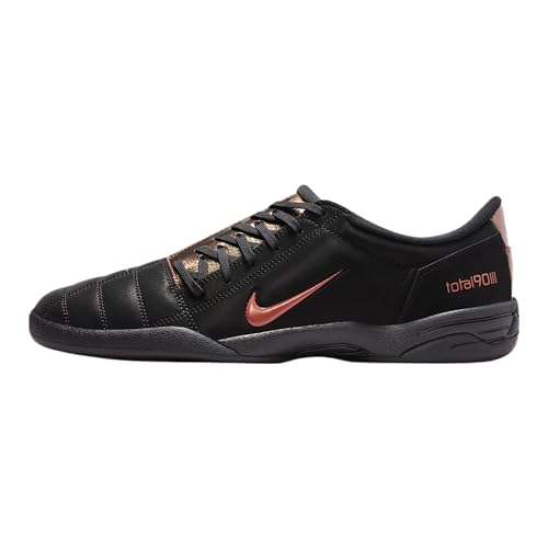 Nike Total 90 Premium Tiempo Men's Shoes (Black/Black/Red Sepia) Size 12