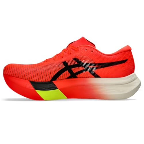 ASICS Unisex METASPEED Sky 3 Running Shoe, 7M / 8.5W, Sunrise RED/Black