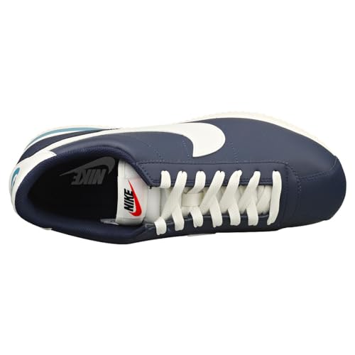 Nike Cortez, Men's Sneakers, Midnight Navy Sail Noise Aqua, 9.5