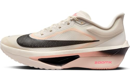 Nike Zoom Fly 6 Men's Road Racing Shoes (FN8454-102, Pale Ivory/Crimson Tint/Sail/Black) Size 11.5