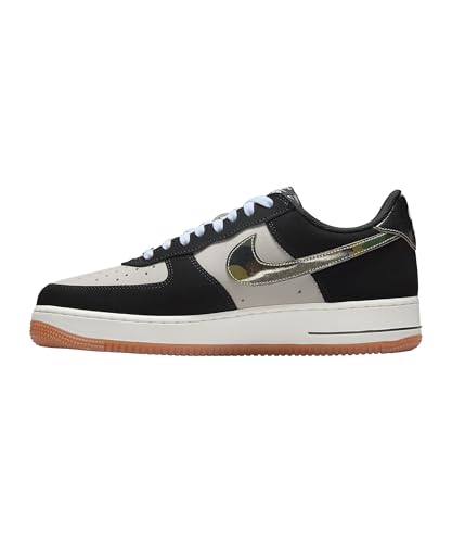 Nike Air Force 1 Low Retro Men's Shoes (White/Gum Medium Brown/Summit White/Black) Size 12