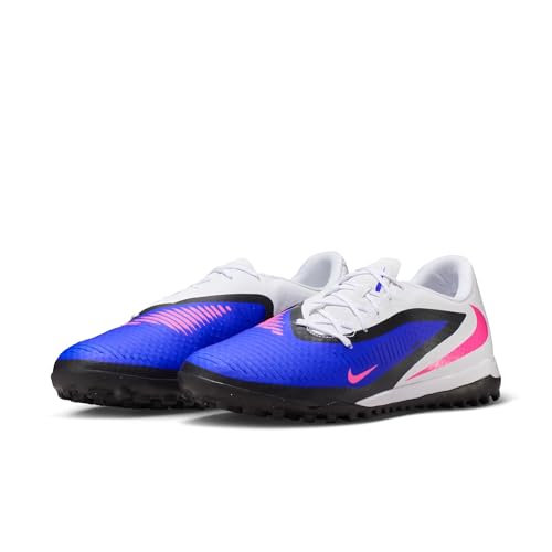 Nike Phantom 6 Low Academy Turf Soccer Shoes (Racer Blue/White/Pink Blast) Size 10