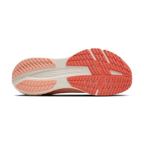 Brooks Women’s Launch 12 Neutral Running Shoe - Peach/Coconut/Peach Echo - 8 Medium