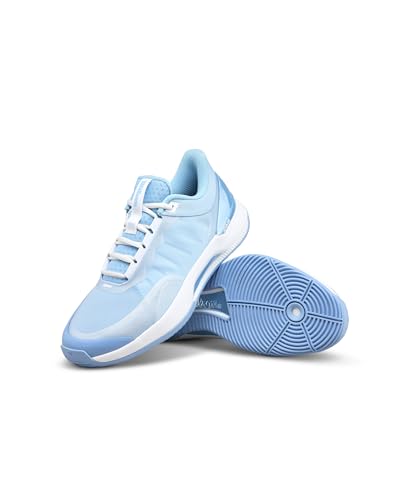 WILSON Intrigue Tour Padel Women's Padel Shoe - Airy Blue/White/Airy Blue, Size 9.5