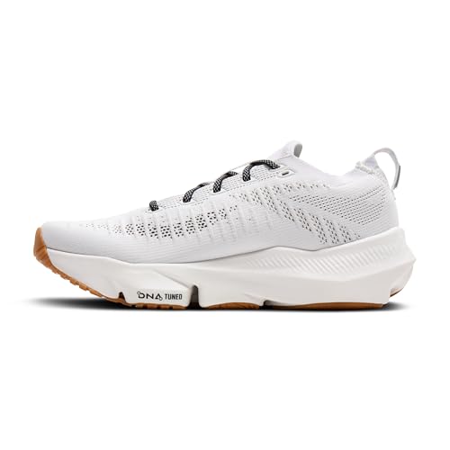 Brooks Men’s Glycerin Flex Neutral Running & Walking Shoe - White/Black/Gum - 11 Medium