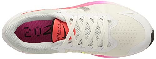 Nike Winflo 8 Women's Trainers, White, Black, Light Carmine, 5