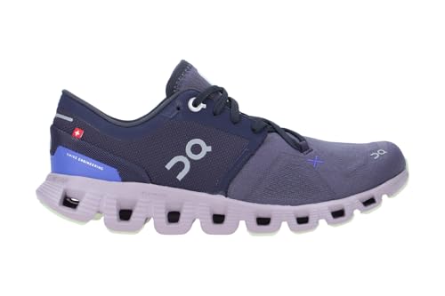On Running Cloud X 3 Women, Midnight/Heron, 5.5