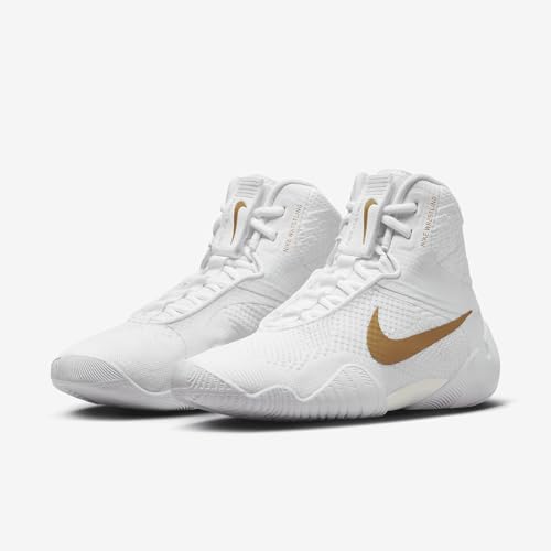 Nike Tawa Men's Wrestling Shoes (CI2952-171, White/White/White/Metallic Gold) Size 11