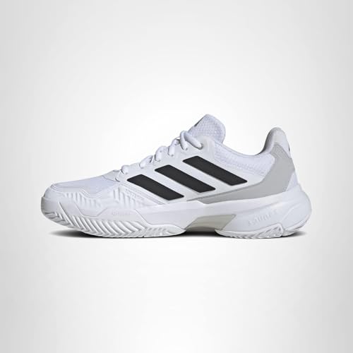 Adidas Men's CourtJam Control 3, White/Black/Grey, 11