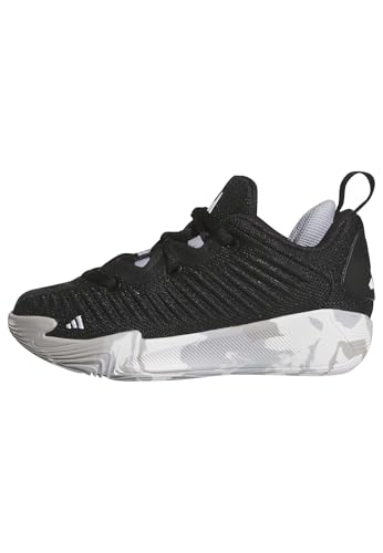 adidas Unisex-Kids Initiation J, Black/Halo Silver/White, 3.5