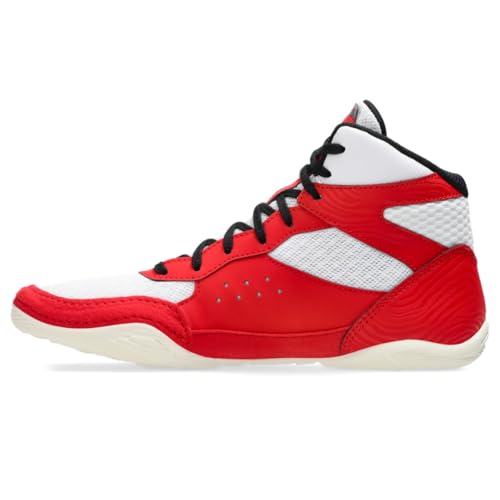ASICS Kid's Matflex 7 Grade School Wrestling Shoes, 5.5, Classic RED/Black