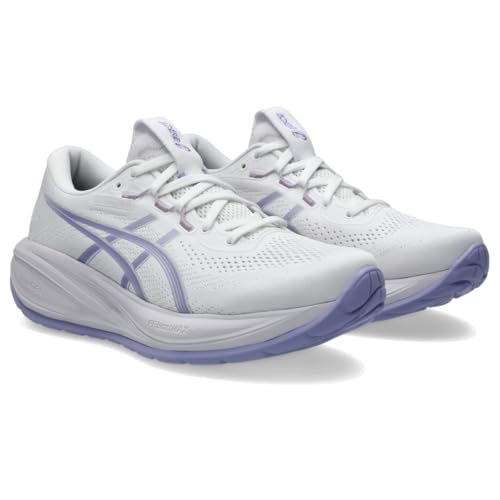 ASICS Women's Gel-Cumulus 28 Running Shoes, 7.5, White/Bluebell